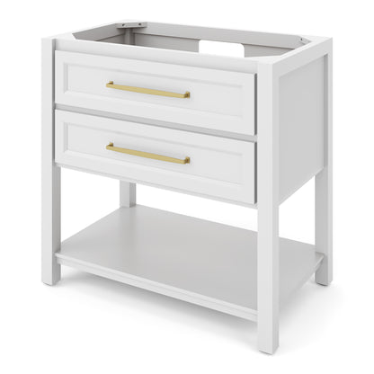 Kipling 36" Single Bowl Freestanding Bathroom Vanity, White