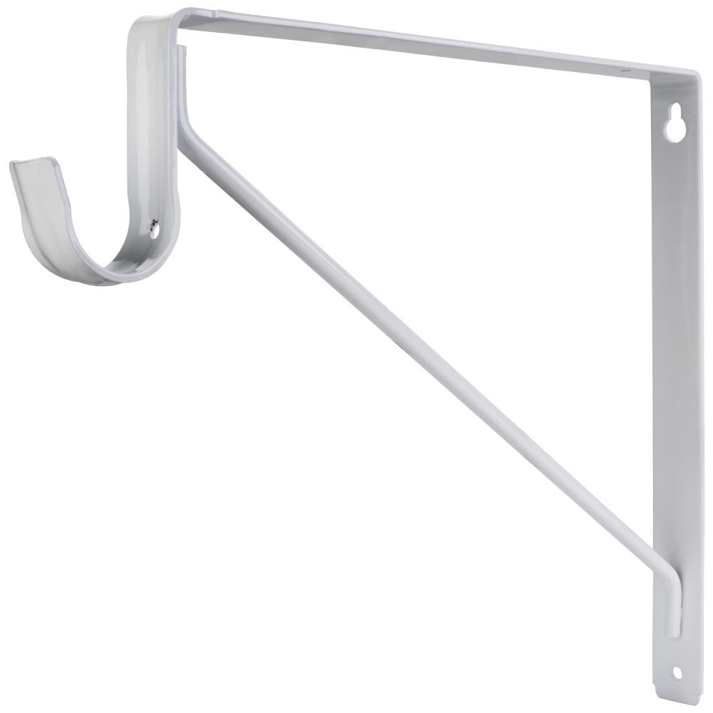Lainey Shelf Bracket with Rod Support