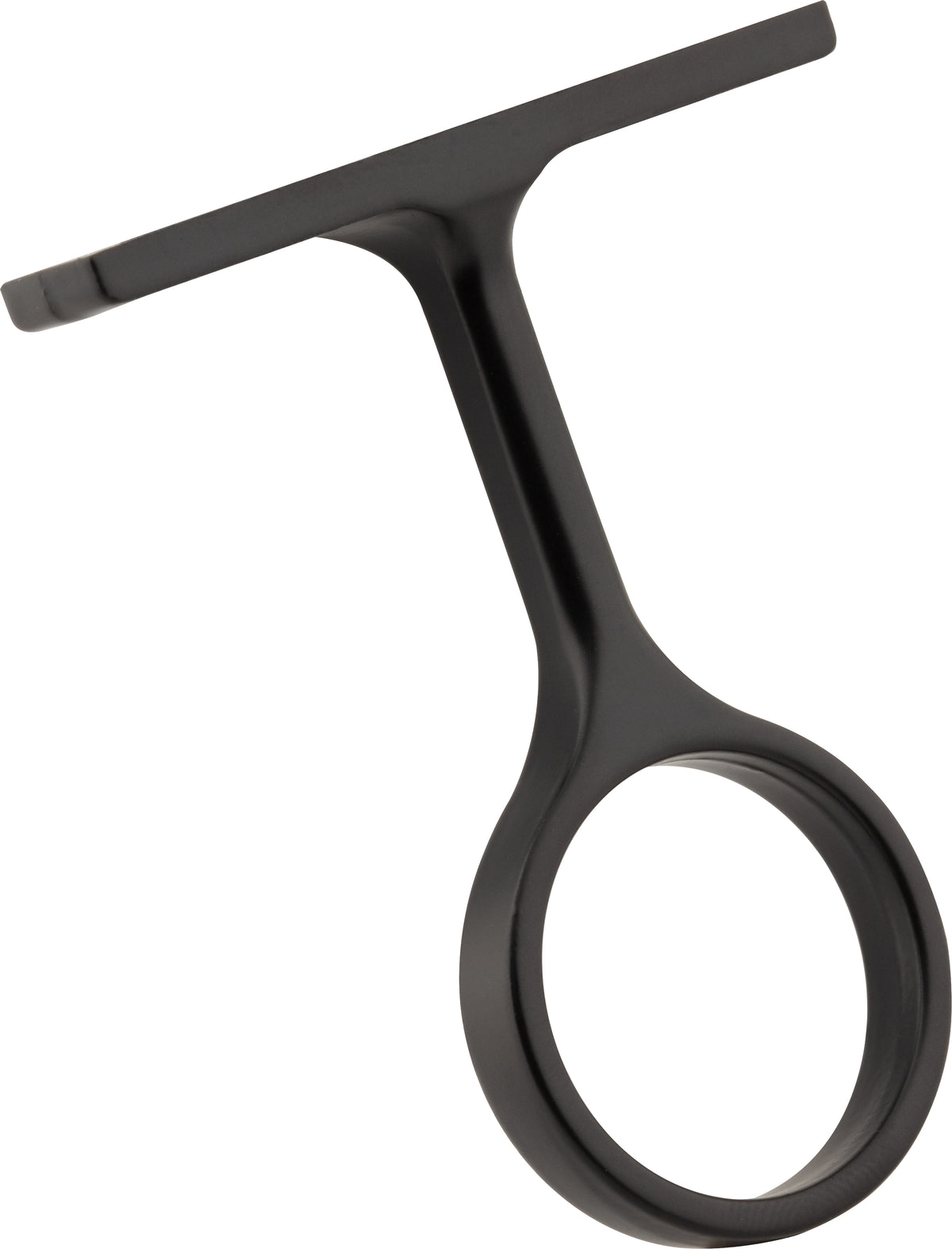 Leandro Center Support Bracket for Closet Rods in Matte Black
