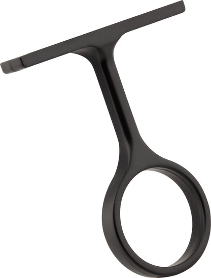 Leandro Center Support Bracket for Closet Rods in Matte Black