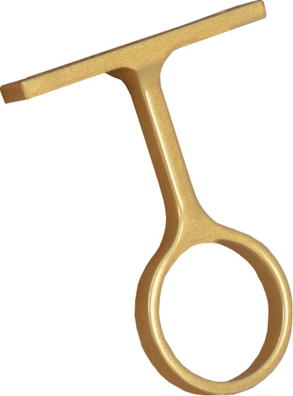 Leandro Center Support Bracket for Closet Rods in Gold