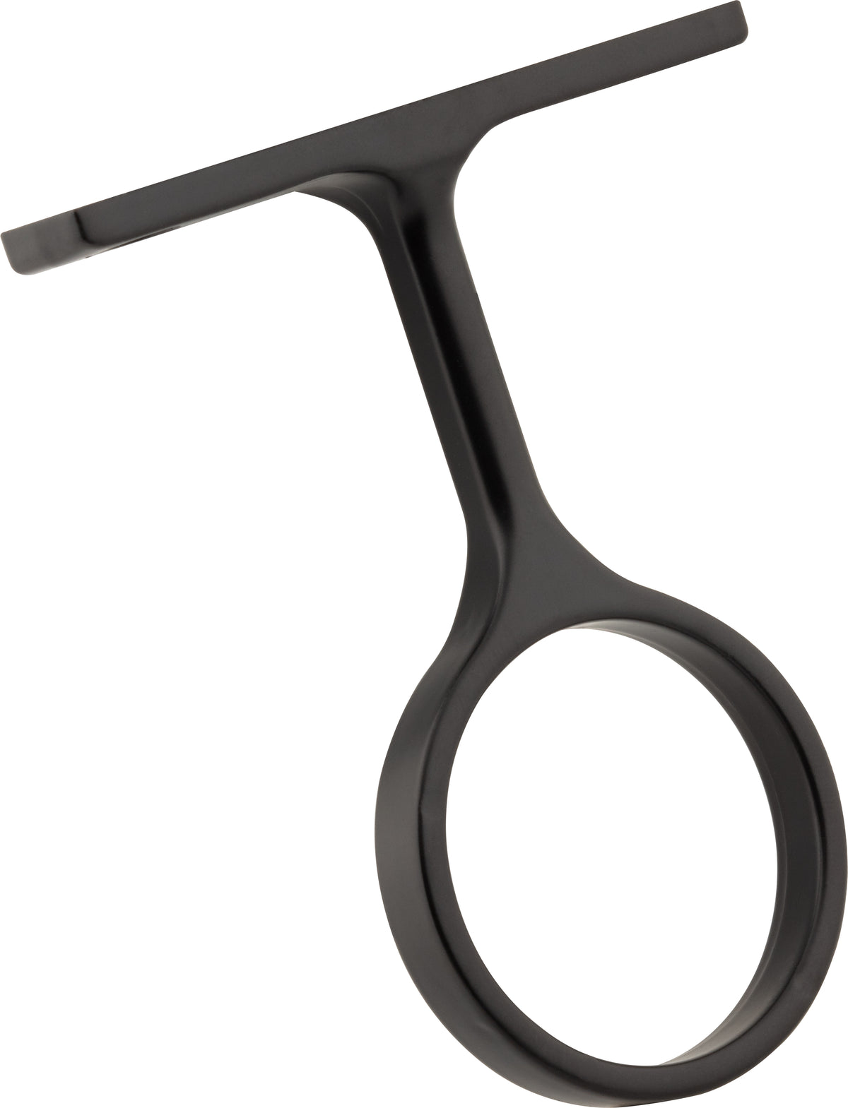 Leandro Center Support Bracket for Closet Rods in Matte Black