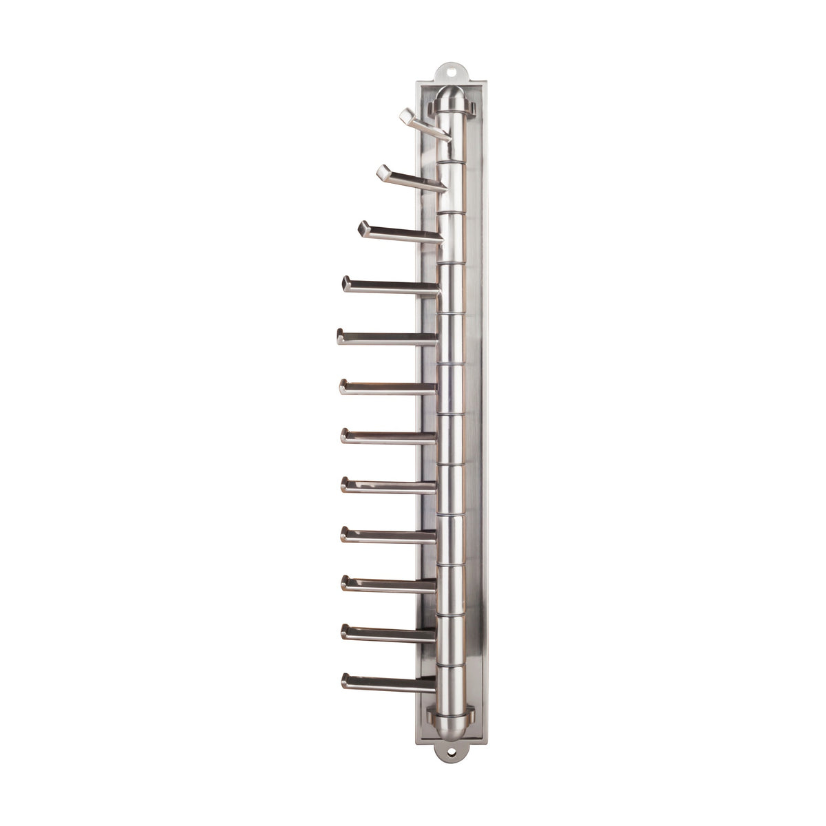Leocadia Cascading Tie Rack, Satin Nickel