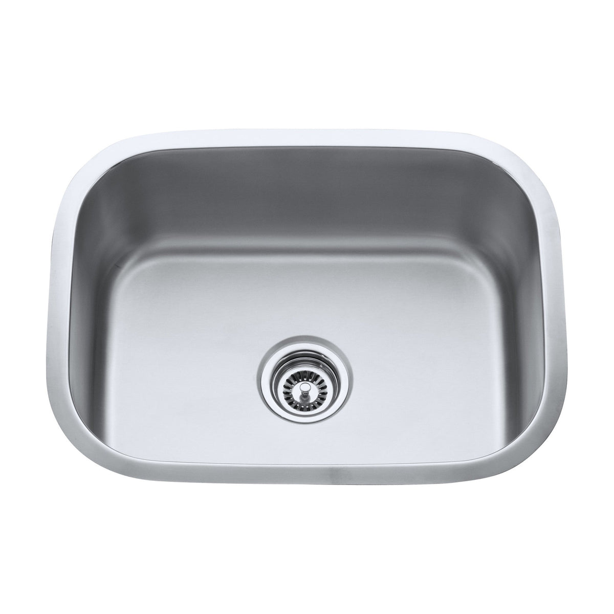 Leopold 23 1/2" Stainless Steel Undermount Kitchen Sink, Stainless Steel