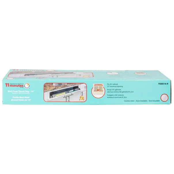 Lipa Plastic Tip-Out Tray Kit for Sink Front