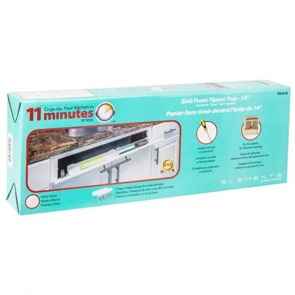 Lipa Plastic Tip-Out Tray Kit for Sink Front
