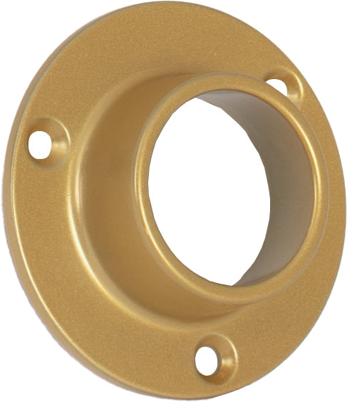 Luciana Mounting Bracket for Round Closet Rods in Gold