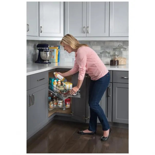 Marjorie Easy 360 Lazy Susan Rotating Corner Organizer