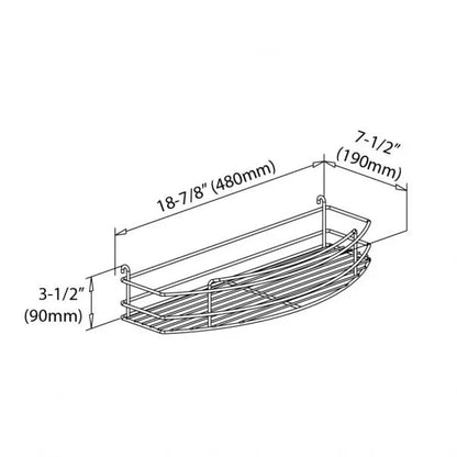 Marjorie Easy 360 Lazy Susan Rotating Corner Organizer