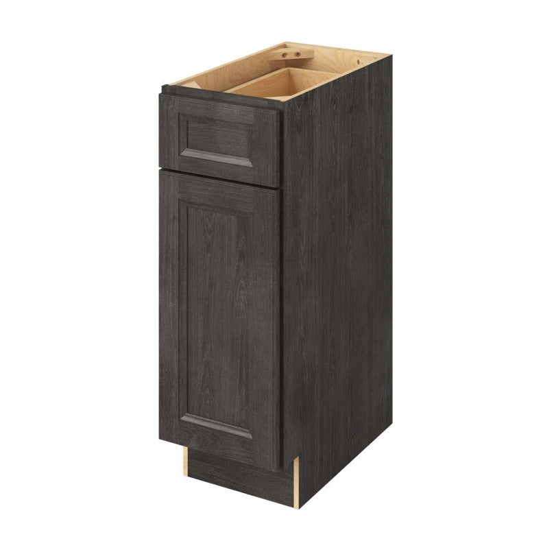 Maui 12" Freestanding Bathroom Vanity Side Cabinet with Door and Drawer, Slate