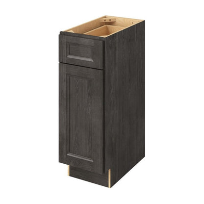 Maui 12" Freestanding Bathroom Vanity Side Cabinet with Door and Drawer, Slate