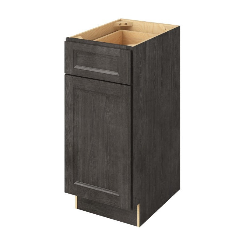 Maui 15" Freestanding Bathroom Vanity Side Cabinet with Door and Drawer, Slate