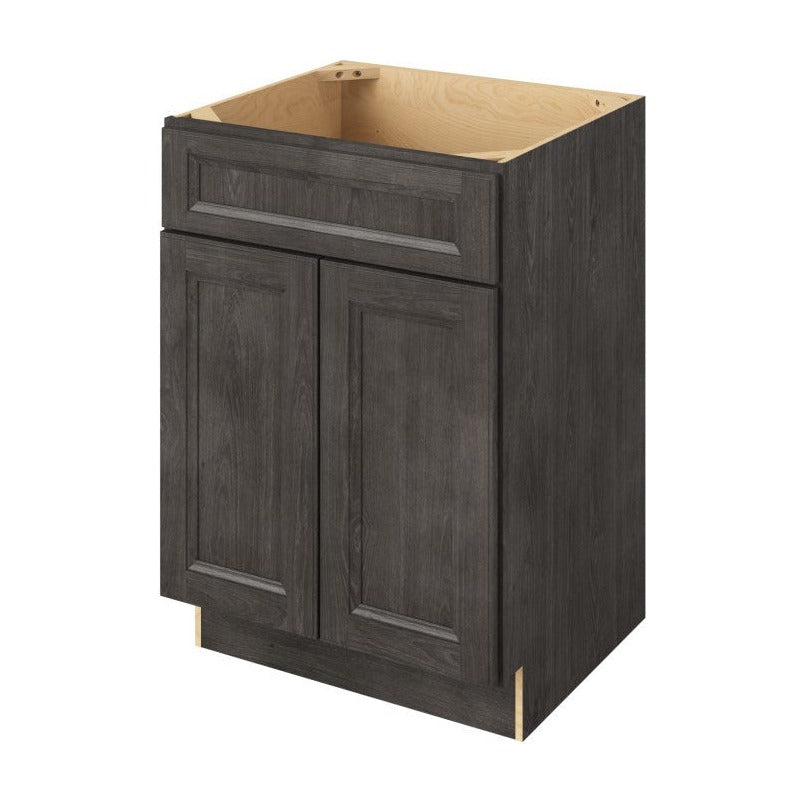 Maui 24" Single Sink Base Freestanding Bathroom Vanity, Slate