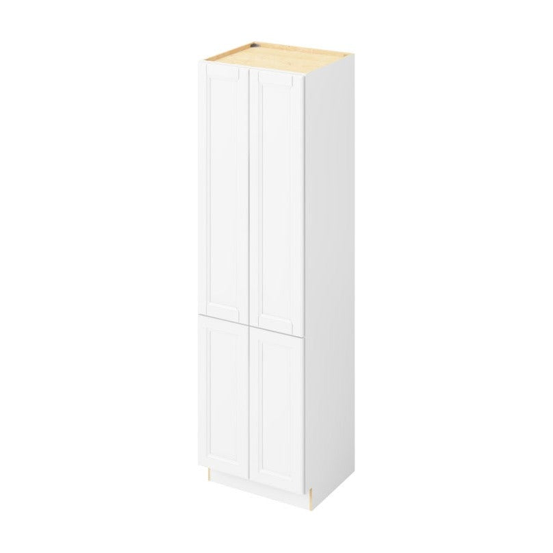 Maui 24" x 84" Linen Cabinet, Polar White