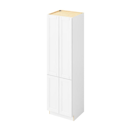 Maui 24" x 84" Linen Cabinet in Polar White