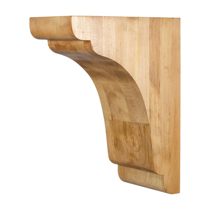 Minimalist Wood Corbel, 5" x 9" x 12"