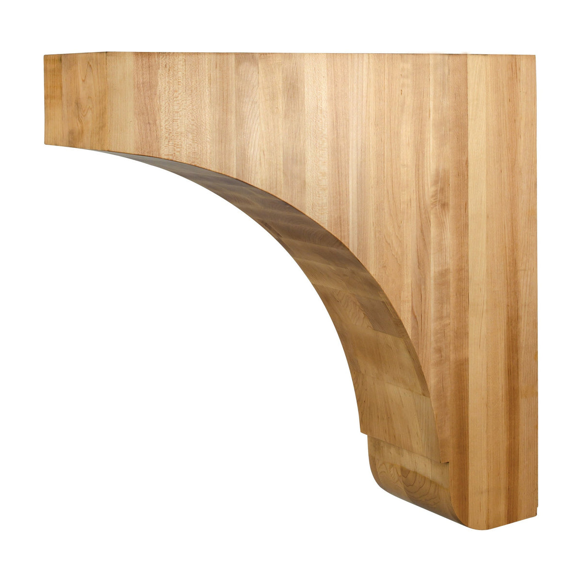 Minimalist Wood Corbel, 5" x 18" x 18"