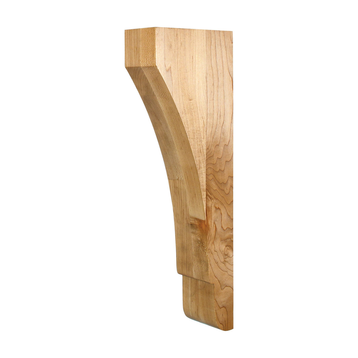 Minimalist Wood Corbel, 3" x 6" x 18"