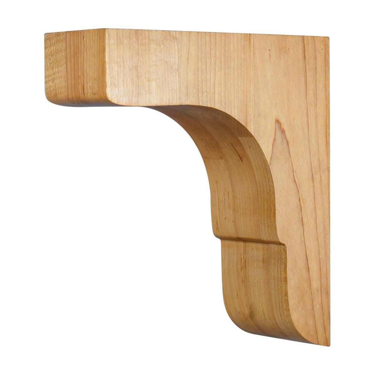 Minimalist Wood Corbel, 3" x 8" x 9"