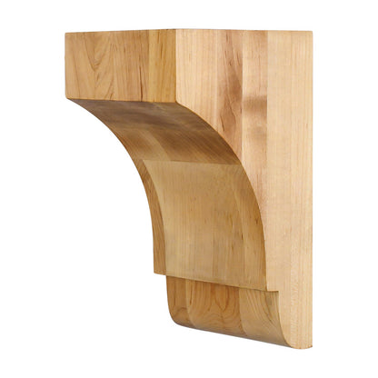 Minimalist Wood Corbel, 5" x 5" x 9"