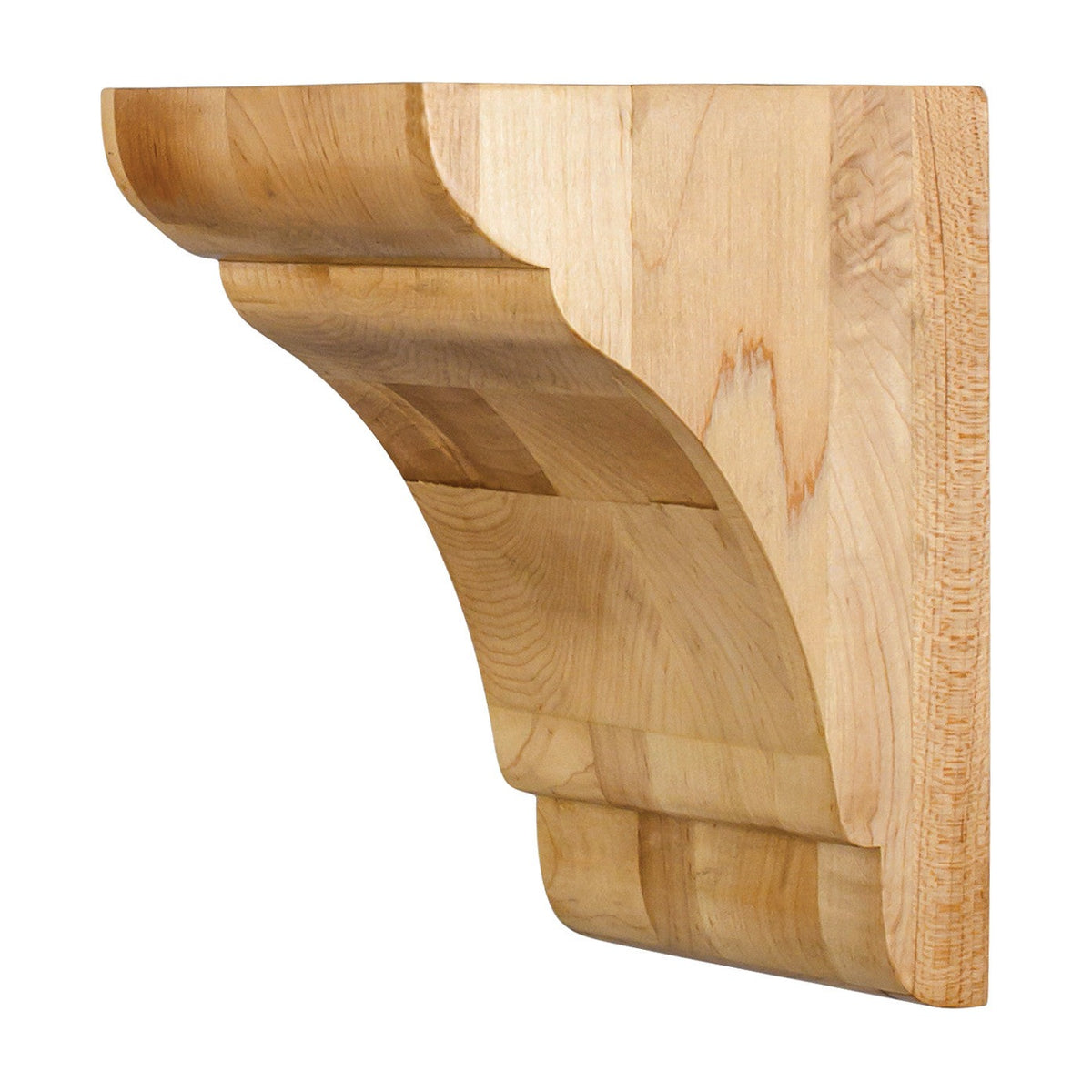 Minimalist Wood Corbel, 5" x 6" x 8"