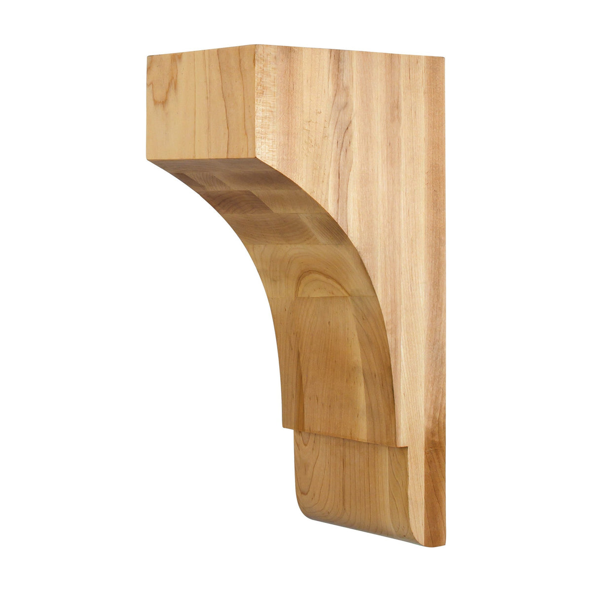 Minimalist Wood Corbel, 5" x 7" x 14"