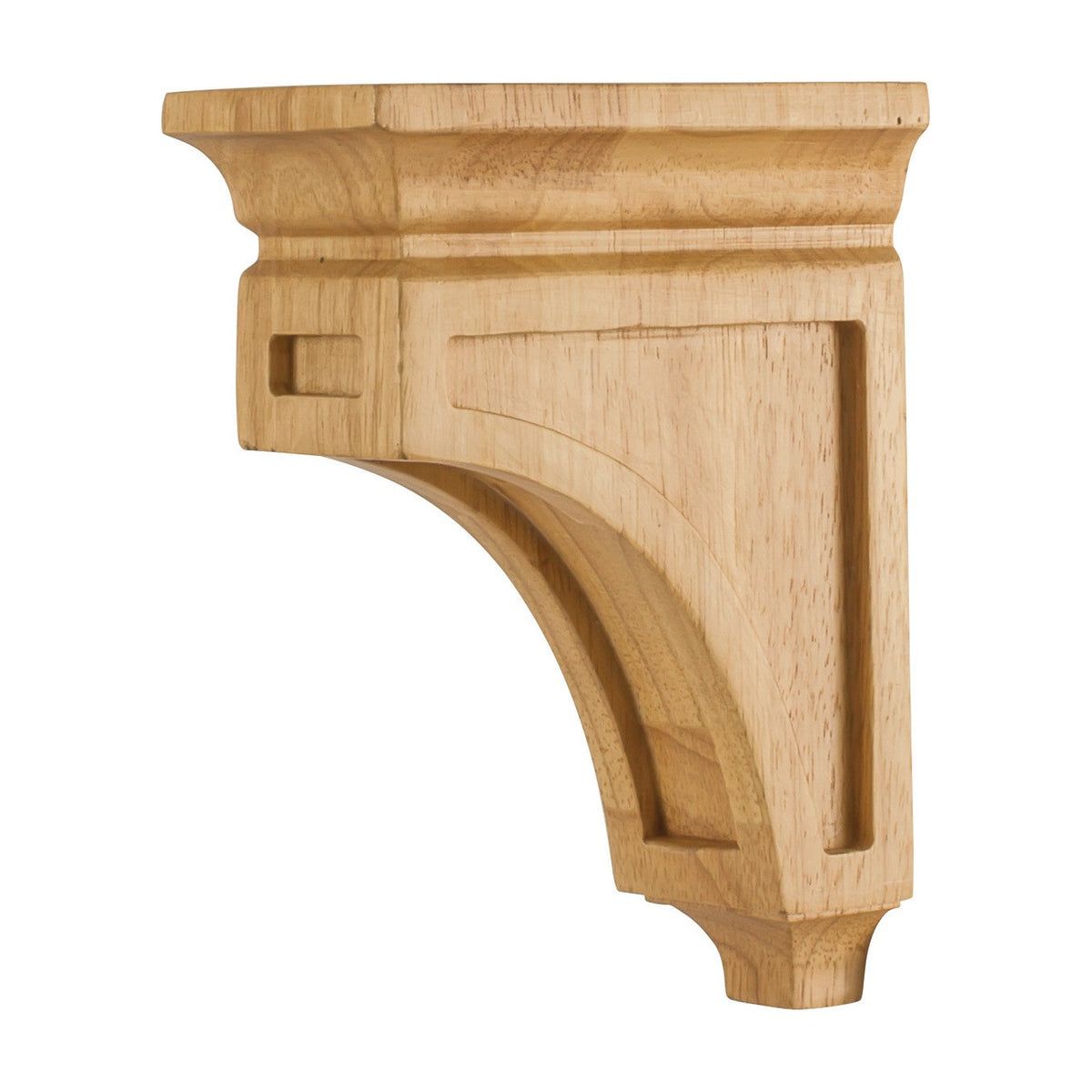 Mission Style Wood Bar Bracket, 3" x 6" x 8"