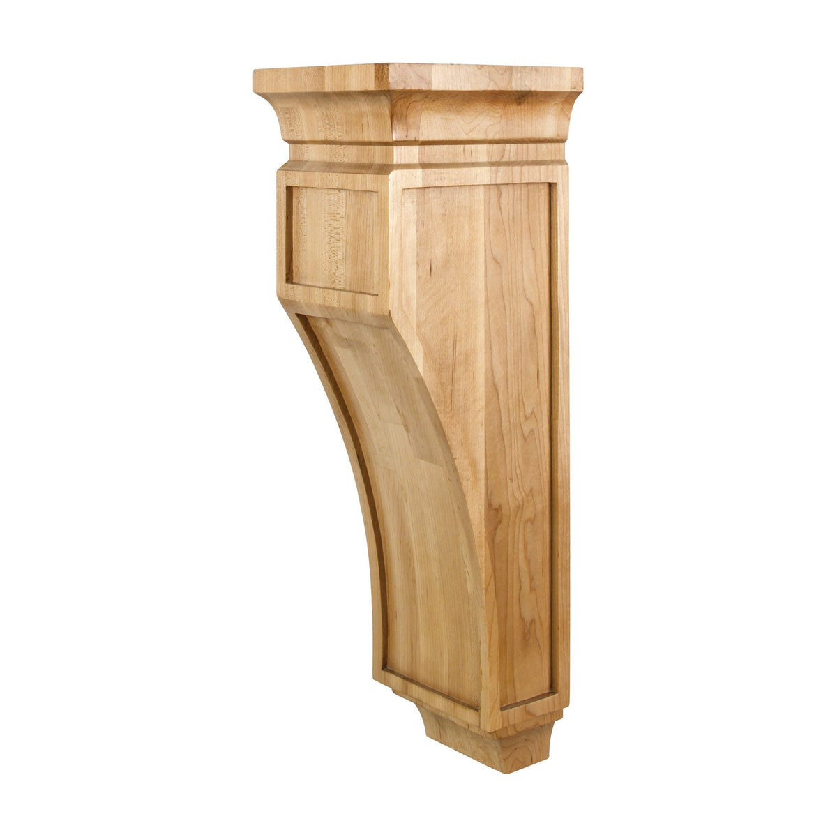Mission Wood Corbel, 6-3/4" x 7-3/4" x 22", Carved Band