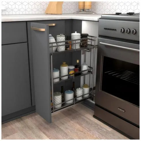 Morgan STORAGE WITH STYLE® Metal "No Wiggle" Soft-close Base Pullout