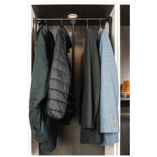 Nellie Soft-close Expandable Wardrobe Lift for 25-1/2" - 35" Openings