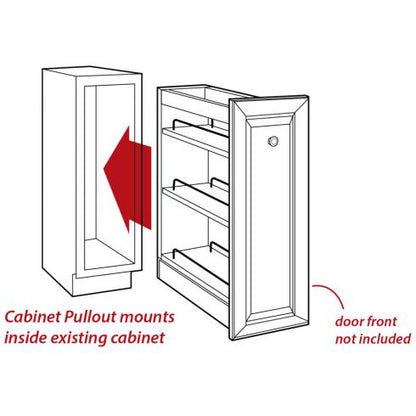Neo "No Wiggle" Soft-close Wall Pullout