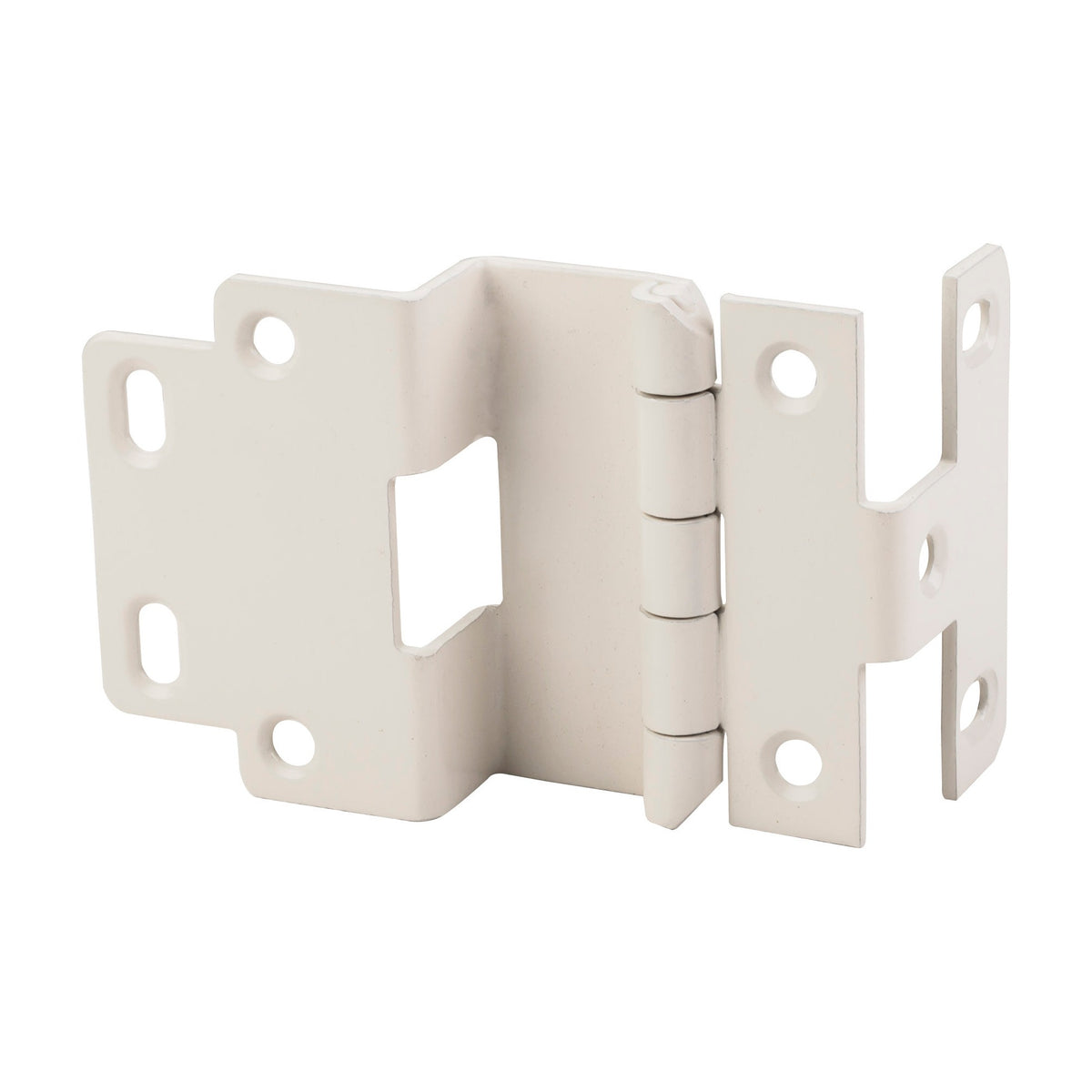 Non-Mortise Institutional 5-Knuckle Cabinet Hinge, Almond