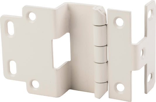 Non-Mortise Institutional 5-Knuckle Cabinet Hinge, Almond