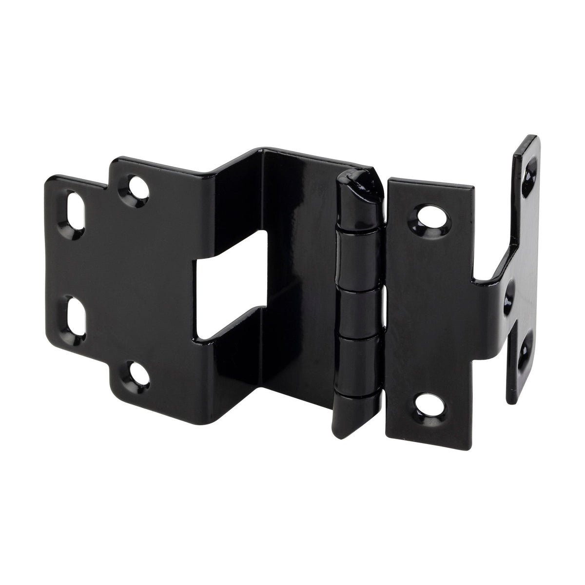 Non-Mortise Institutional 5-Knuckle Cabinet Hinge, Black