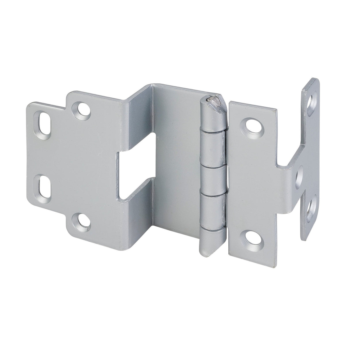 Non-Mortise Institutional 5-Knuckle Cabinet Hinge, Dull Nickel