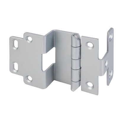 Non-Mortise Institutional 5-Knuckle Cabinet Hinge, Dull Nickel