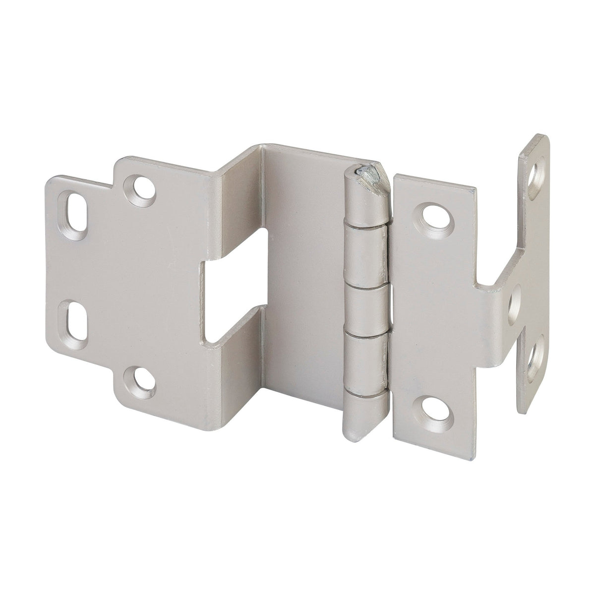 Non-Mortise Institutional 5-Knuckle Cabinet Hinge, Stainless Steel