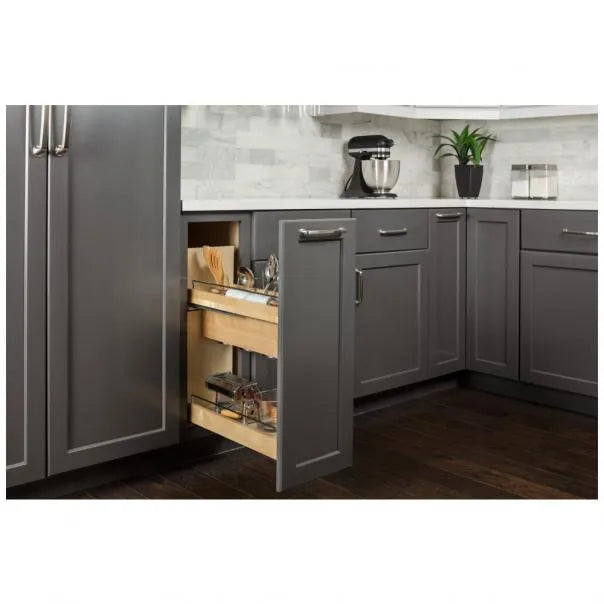 Octavia "No Wiggle" Utensil Bin Soft-close Base Cabinet Pullout
