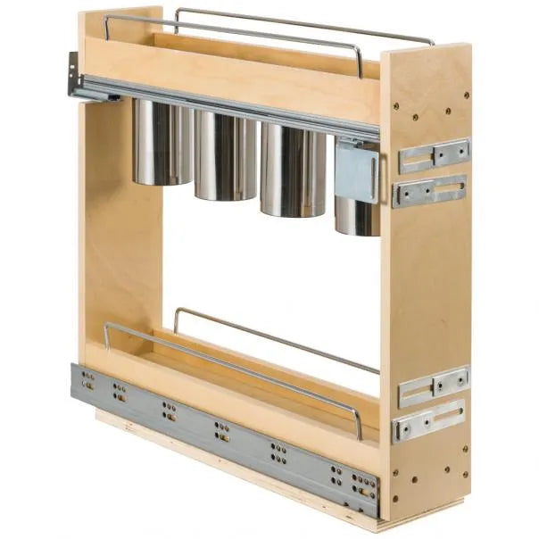 Octavia "No Wiggle" Utensil Bin Soft-close Base Cabinet Pullout