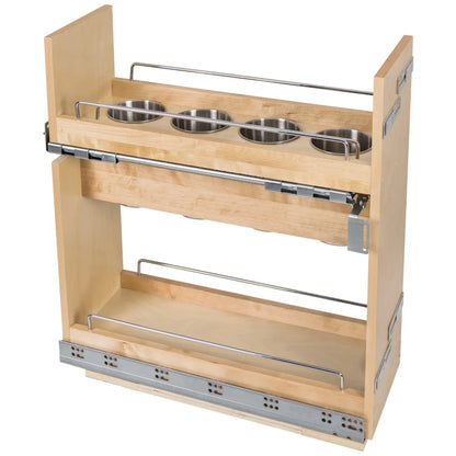 Octavia "No Wiggle" Utensil Bin Soft-close Base Cabinet Pullout