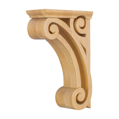 Open Space Wood Corbel, 3" x 6-5/8" x 10"