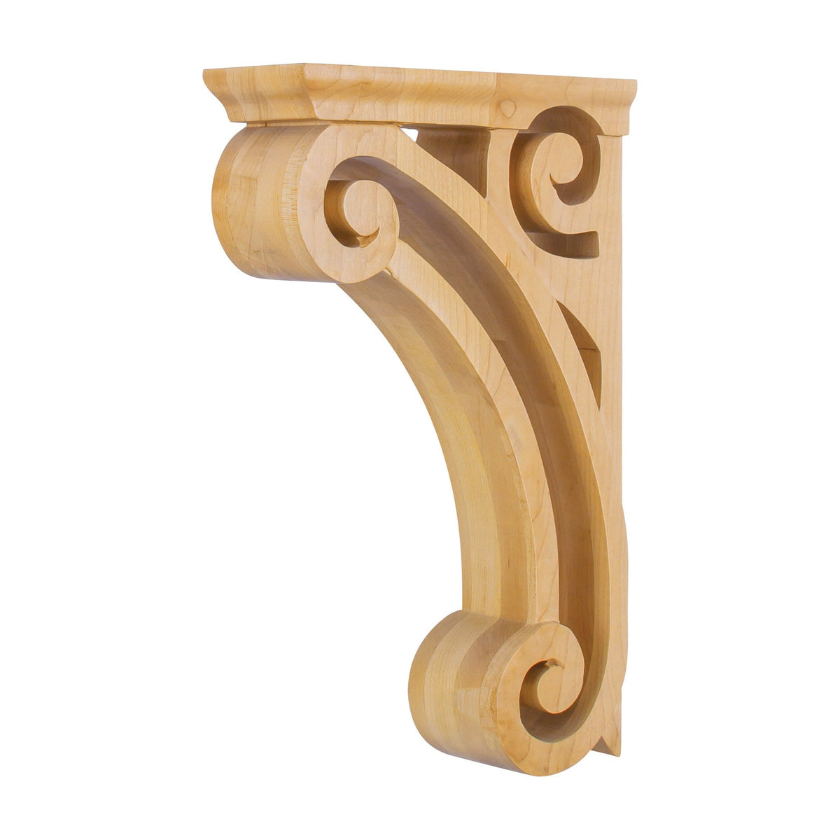 Open Space Wood Corbel, 3" x 9-3/8" x 14"