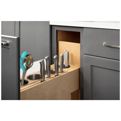 Ophelia "No Wiggle" Magnetic Knife Organizer Soft-close Pullout