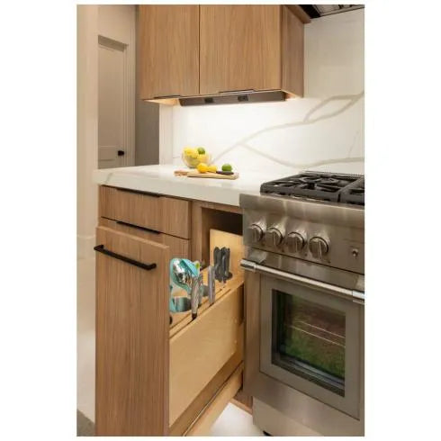 Ophelia "No Wiggle" Magnetic Knife Organizer Soft-close Pullout