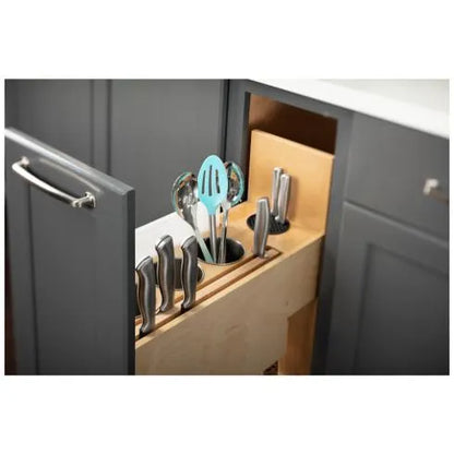 Ophelia "No Wiggle" Magnetic Knife Organizer Soft-close Pullout