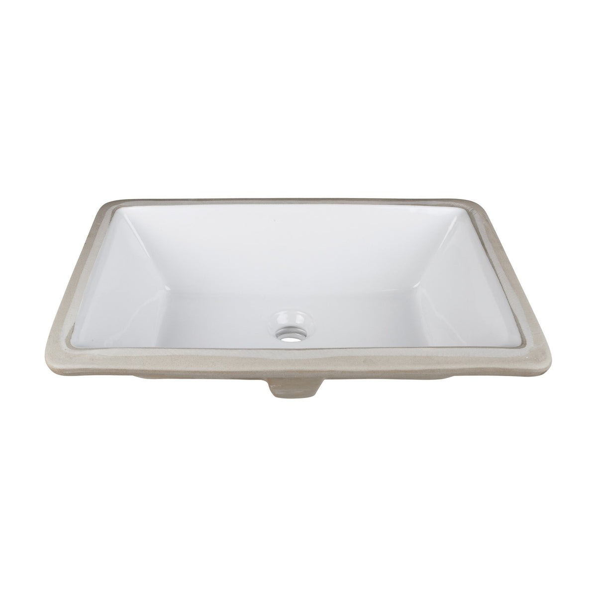 Ottoline 18 7/8" Rectangle Porcelain Undermount Bathroom Sink, White
