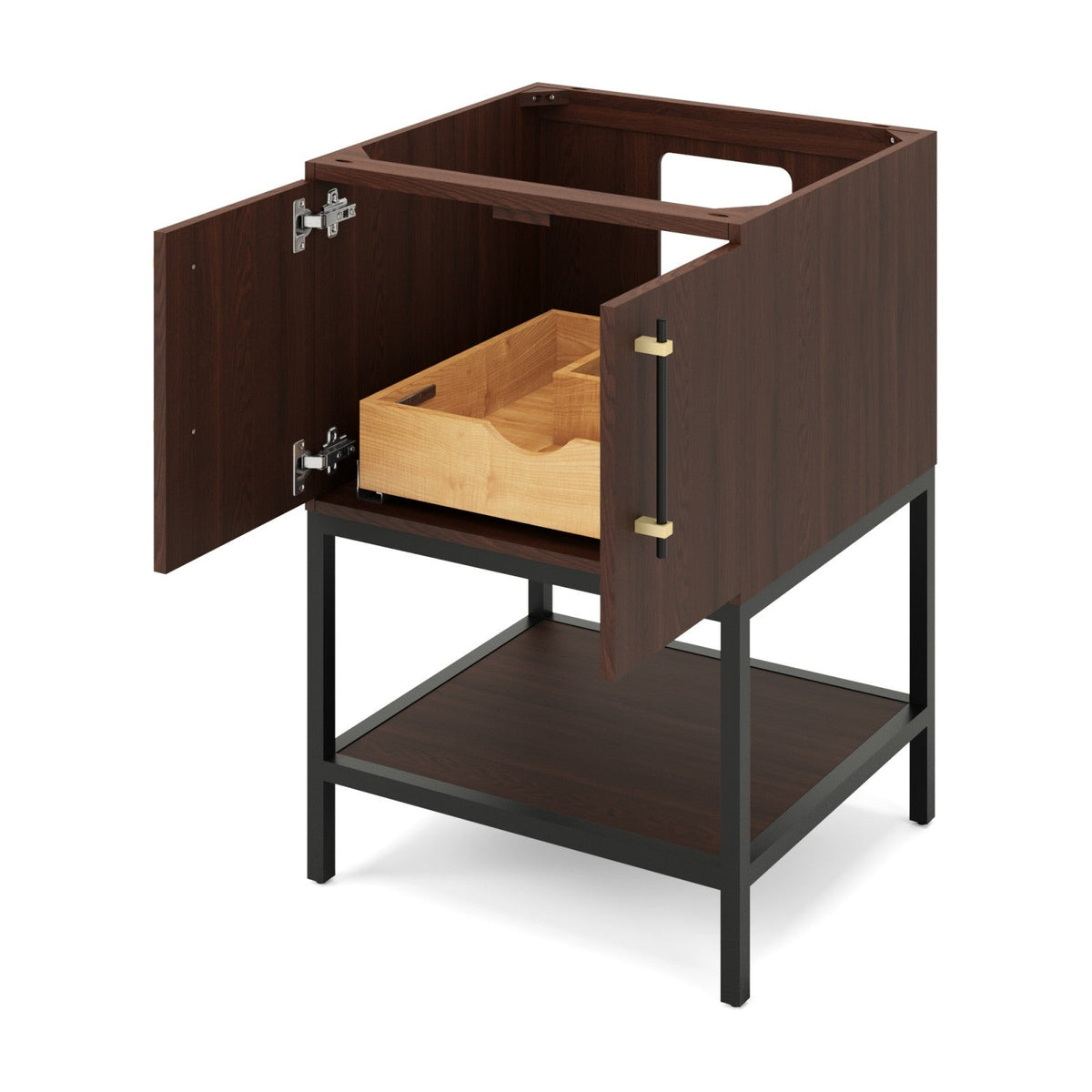 Pascal 24" Single Bowl Freestanding Bathroom Vanity, alternate view