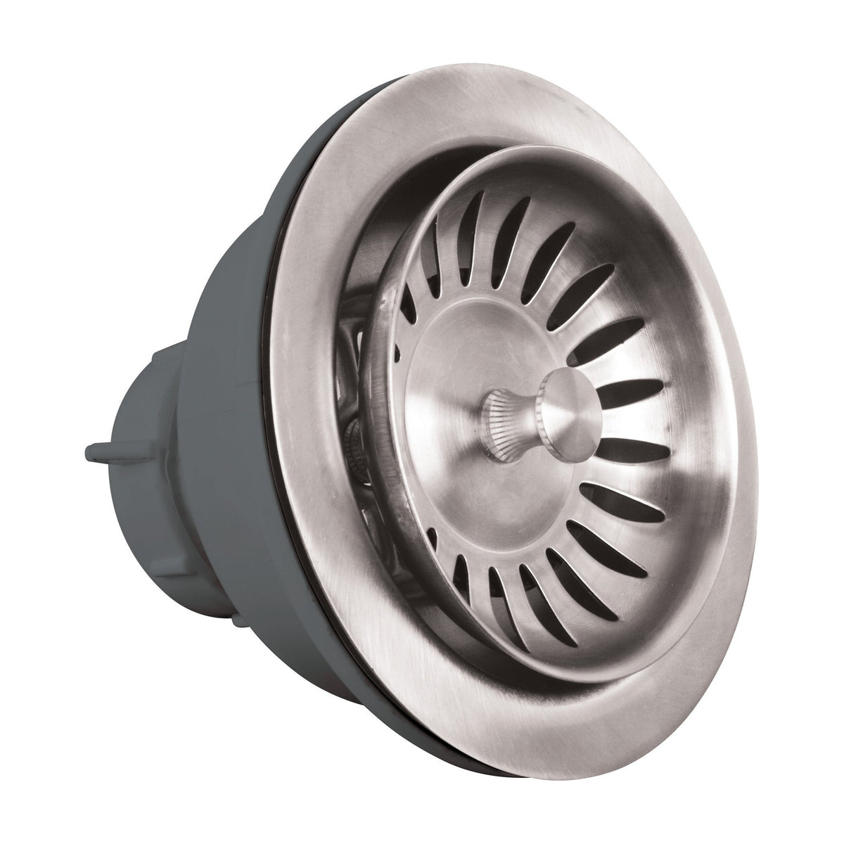 Peregrine 3 1/2" Stainless Steel Sink Strainer, Stainless Steel