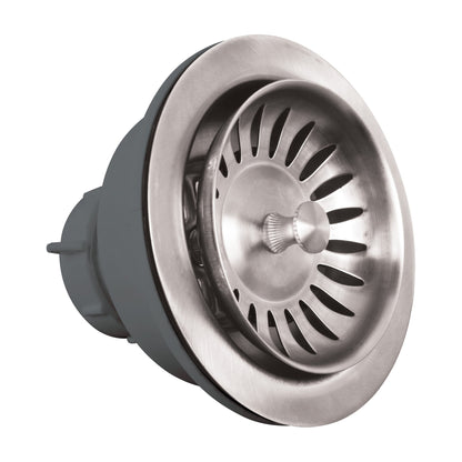 Peregrine 3 1/2" Stainless Steel Sink Strainer, Stainless Steel