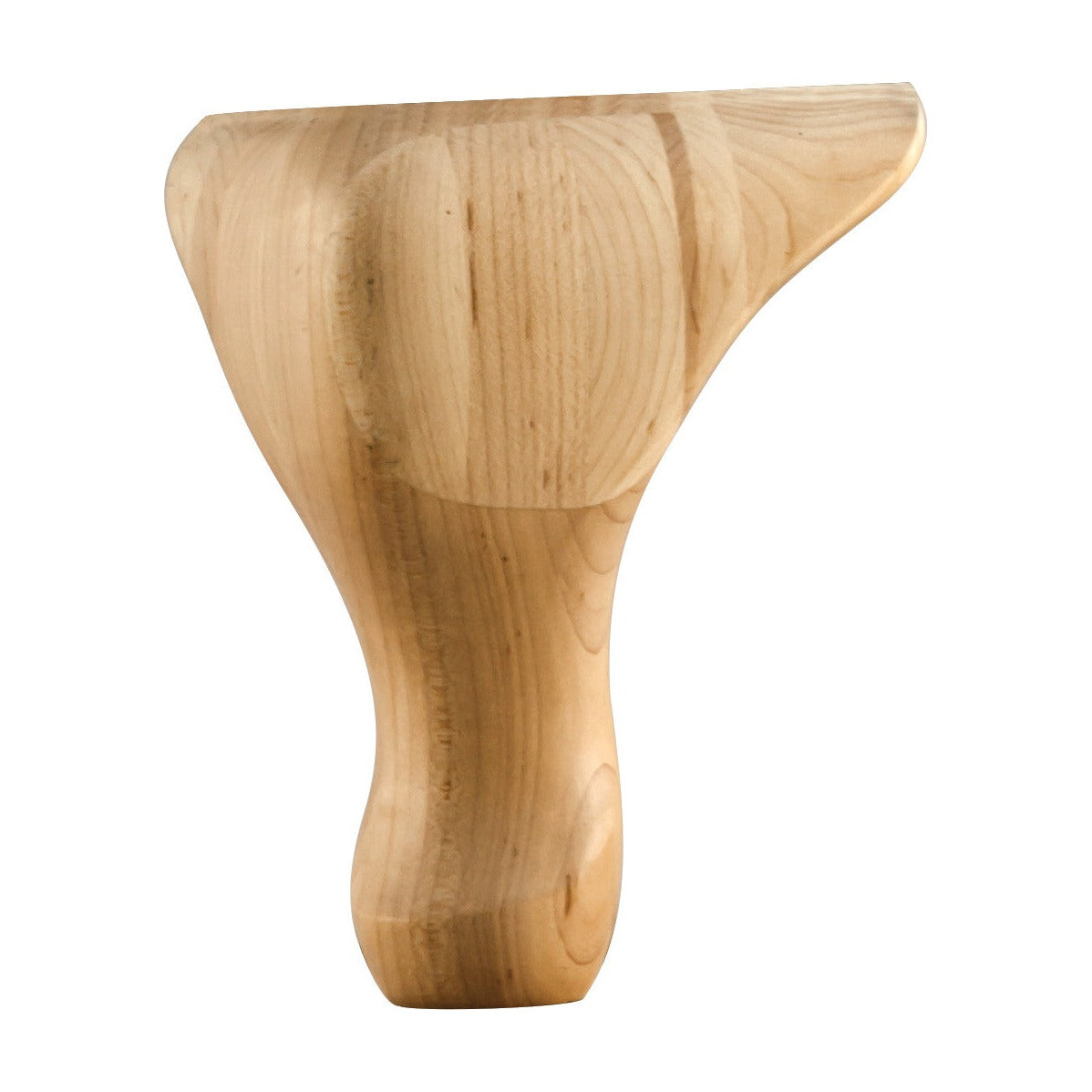 Queen Anne Traditional Wood Leg, 4-1/4" x 4-1/4" x 6"